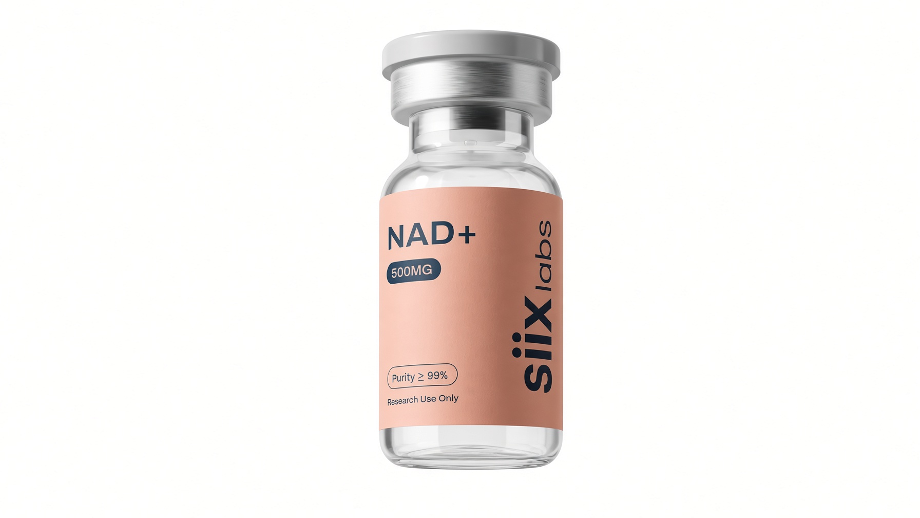 NAD+ 500mg SiixLabs research vial
