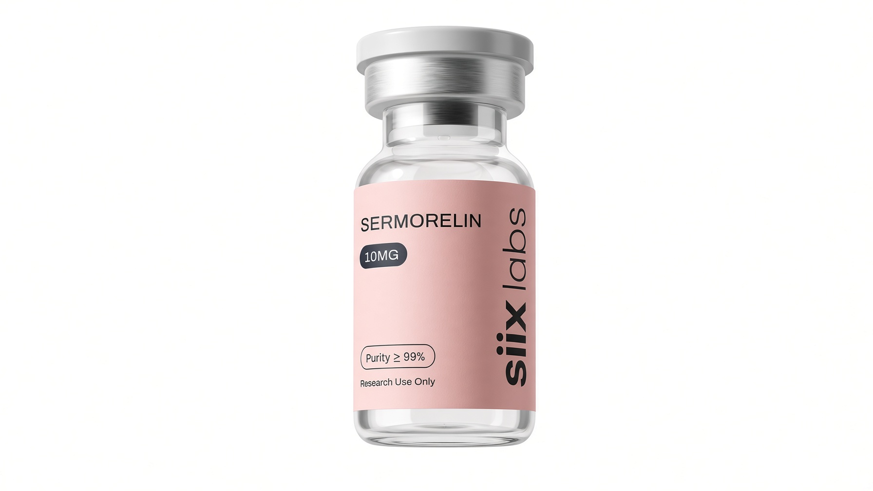 Sermorelin 10mg SiixLabs research vial